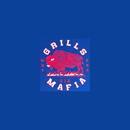 Grills Mafia Blue Hoodie